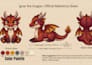 design custom plush reference sheet tech pack stuffed animal toy or ych concept
